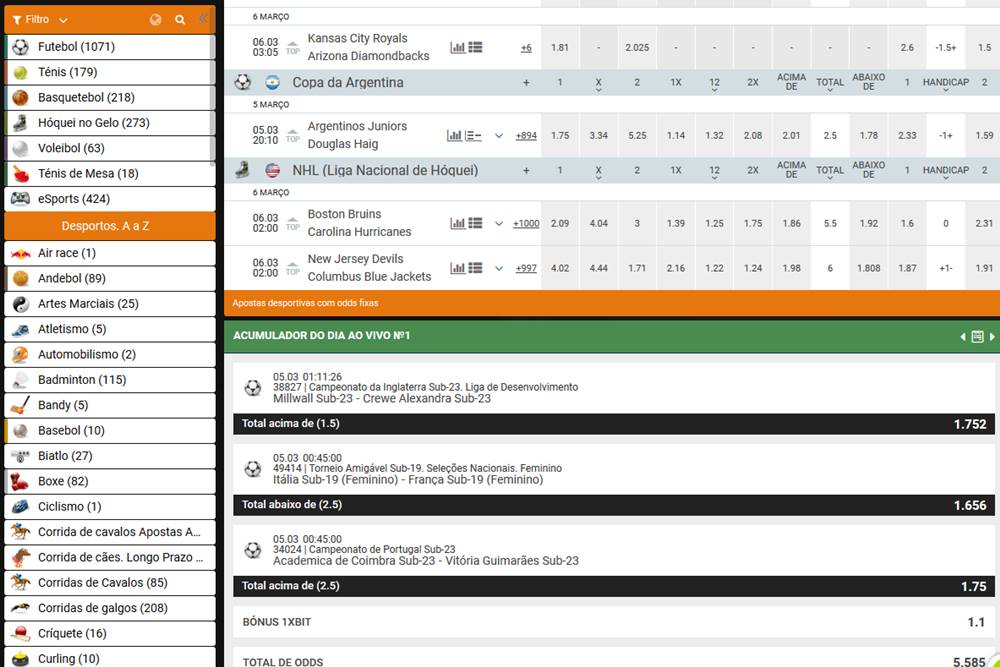 Copa da Argentina, NHL, ...